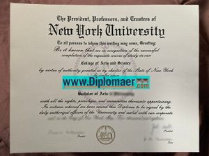 New York University Fake Degree