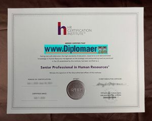 SPHR fake certificate