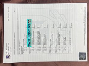 The University fo Queensland Fake Transcript