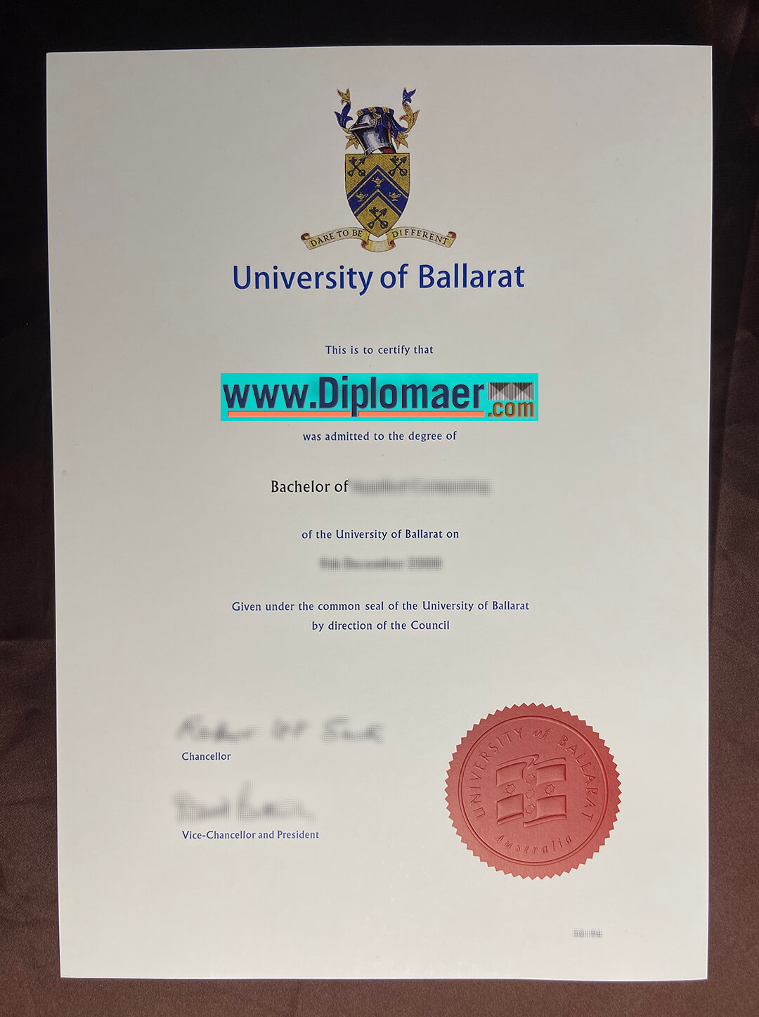 Where to purchase a fake bachelor's degree of the University of Ballarat? University of Ballarat Fake diploma - Where to purchase a fake bachelor's degree of the University of Ballarat?