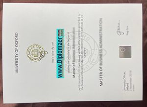 University of Oxford Fake Degree