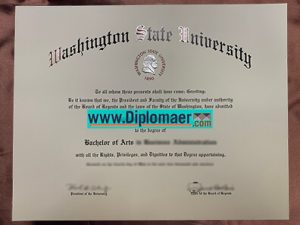 Washington State University Fake Degree