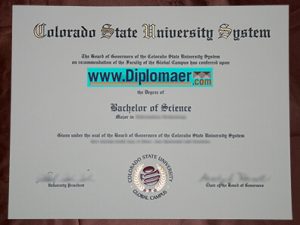 Colorado State University Fake Diploma