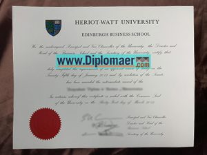 Heriot-Watt University fake diploma