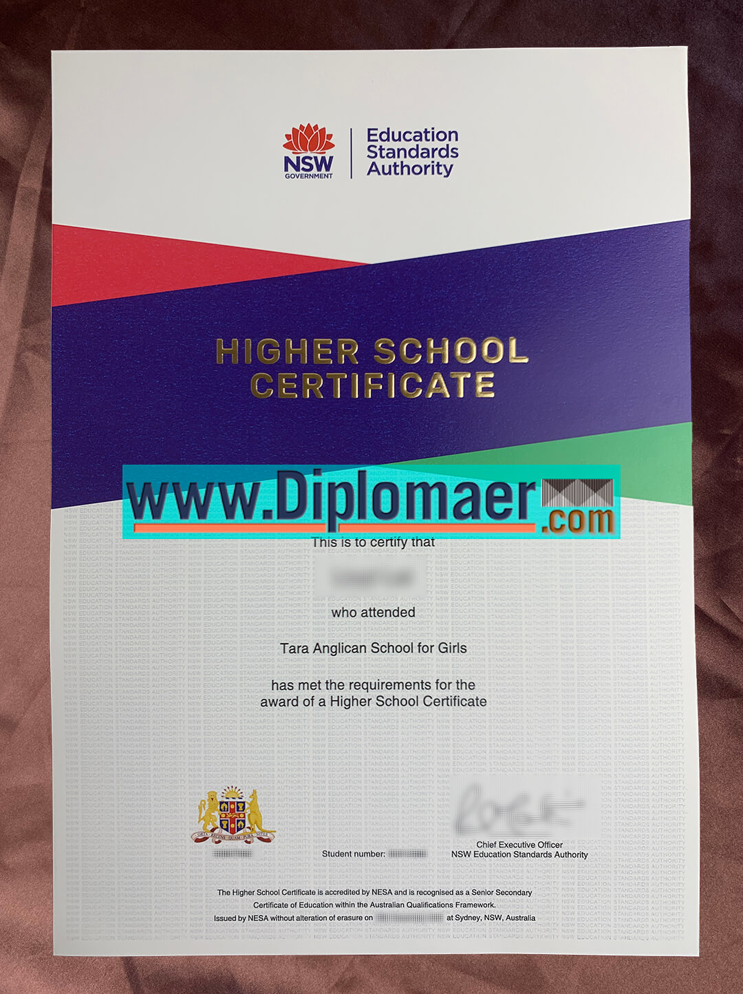 How To Order The NSW Higher School Certificate s Diploma Buy Fake 