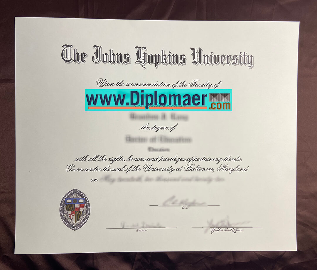 How to buy The Johns Hopkins University fake diploma The Johns Hopkins University fake diploma - How to buy The Johns Hopkins University fake diploma