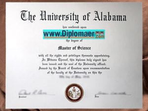 The University of Alabama Fake Diploma