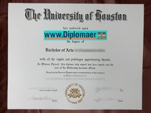 The University of Houston Fake Diploma