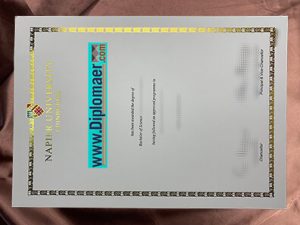 The Edinburgh Napier University Fake Diploma