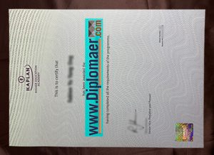 Kaplan Higher Education Academy fake diploma
