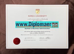 Korea University Fake Diploma