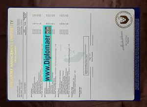 Singapore Management University Fake Transcript