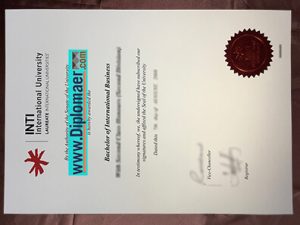INTI International University Fake Diploma