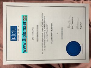 KDU University Fake Diploma