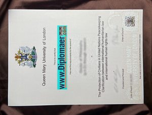 Queen Mary University of London Fake Diploma