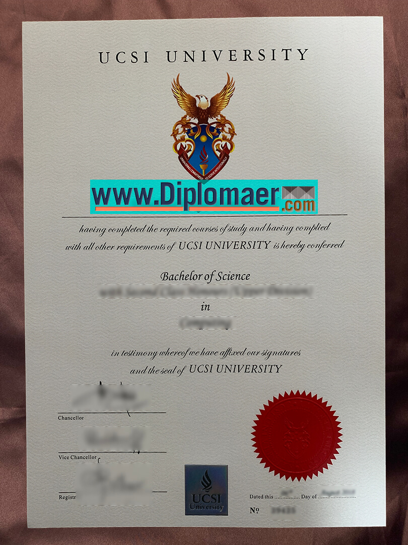 How soon can I get the UCSI University Degree without an exam? UCSI University Fake Diploma - How soon can I get the UCSI University Degree without an exam?