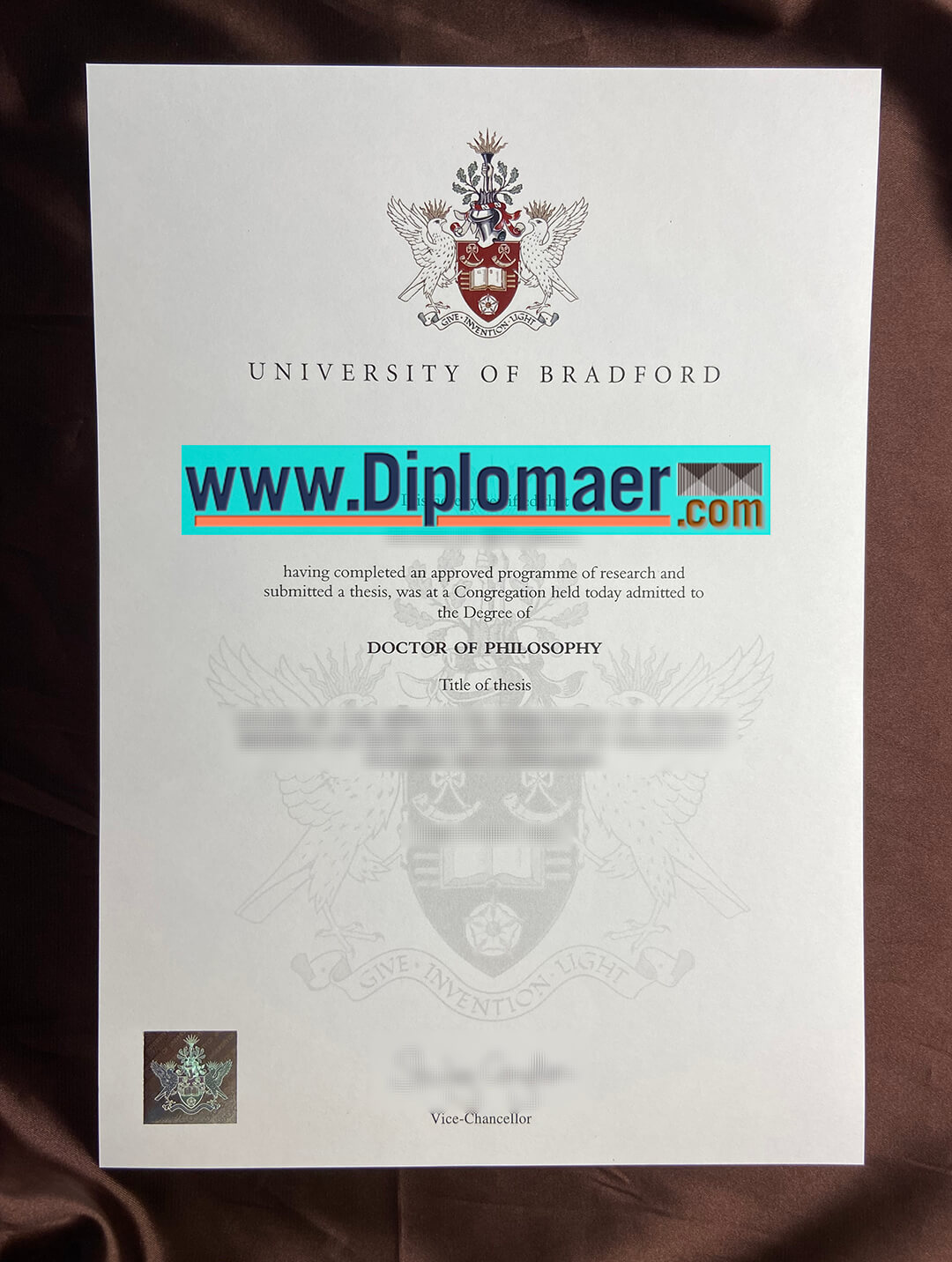 Where to buy the Latest University of Bradford fake diploma ? University of Bradford Fake Diploma - Where to buy the Latest University of Bradford fake diploma ?