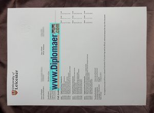 University of Leicester Fake Transcript