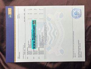 Australia National University fake transcript