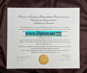 Princeton University Fake Diploma