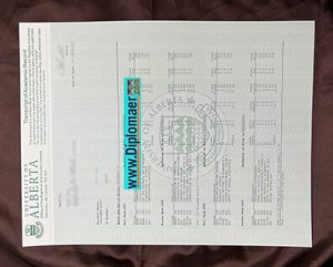 University of Alberta fake transcript