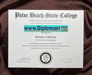 Palm Beach State College Fake Diploma