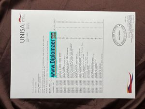 University of South Africa Fake Transcript