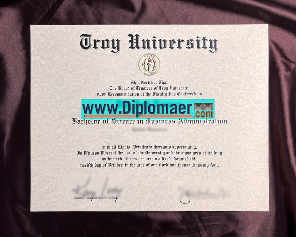 What does the Troy University Diploma look like? Troy University Fake Diploma 1024x821 - What does the Troy University Diploma look like?